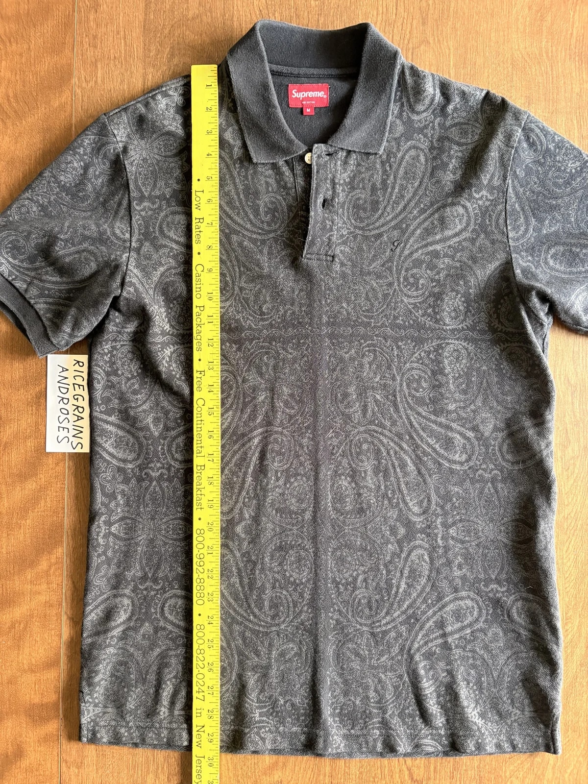 Supreme — Supreme Paisley Polo Short Sleeve — streetwear — resale