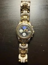 Tag Heuer — Fake! TAG Heuer S/el Quartz Chronograph Water Resistant Two-Tone SS Bracelet — Watch — resale