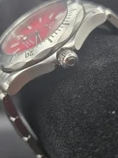Omega Seamaster Diver 300M Marui Edition Red Dial Midsize 36.25mm Steel 2552.61 3