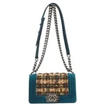 Chanel — Chanel Boy Flap Quilted With — Handbag — resale