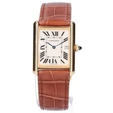 Cartier 750 W1529756 Tank Louis LM Quartz Watches - Gold 2