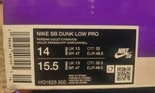 Size 14 Nike SB Dunk Low Persian 2