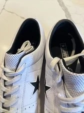 Converse M 11/W 13 One Star Perforated Low Top ' ' 158464C 3