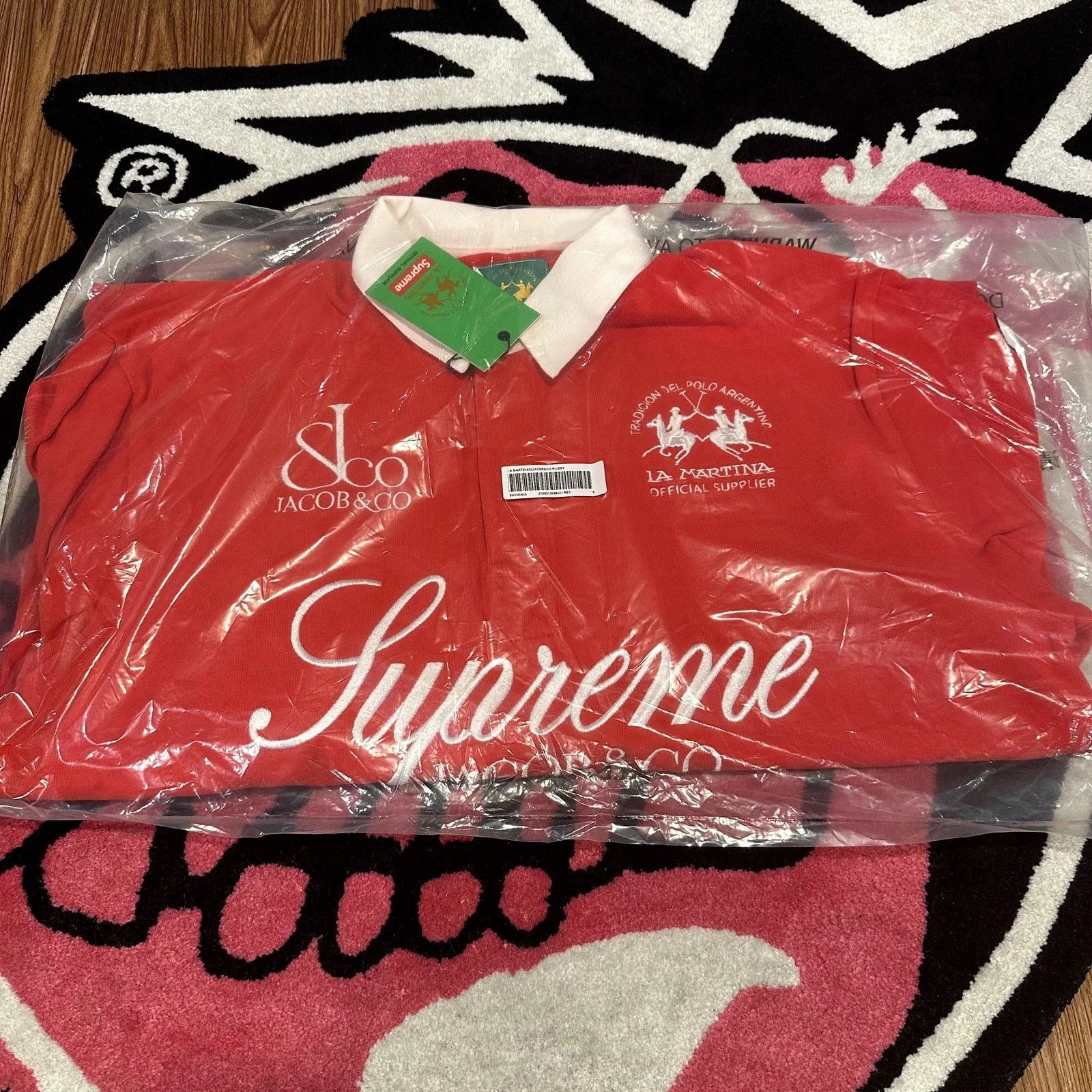 Supreme — Supreme la Martina Rugby – – Small – — streetwear — resale