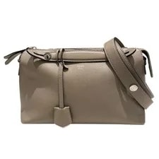 Fendi — Fendi Baguette Medium 8BL146 Greige With Strap #OK2886 — Handbag — resale
