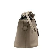 Fendi Baguette Medium 8BL146 Greige With Strap #OK2886 4