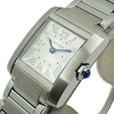 Cartier Tank Francaise Small SM WSTA0129 Quartz 25.7mm Box Papers Silver 2