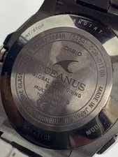 Casio Solar Analog BLK OCW G1100 Minor Scratches Around the Dial 3