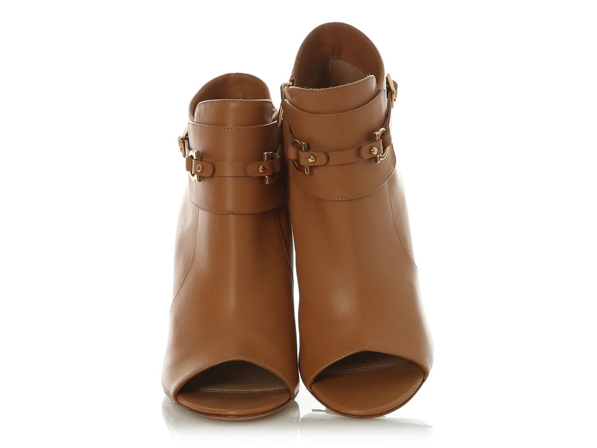 Ferragamo Open-Toe Booties 2