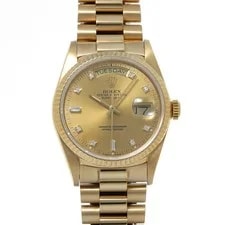 Rolex — Rolex Day-Date 18038A 36mm Yellow Gold / 54078 Champagne #WW458 — Watch — resale