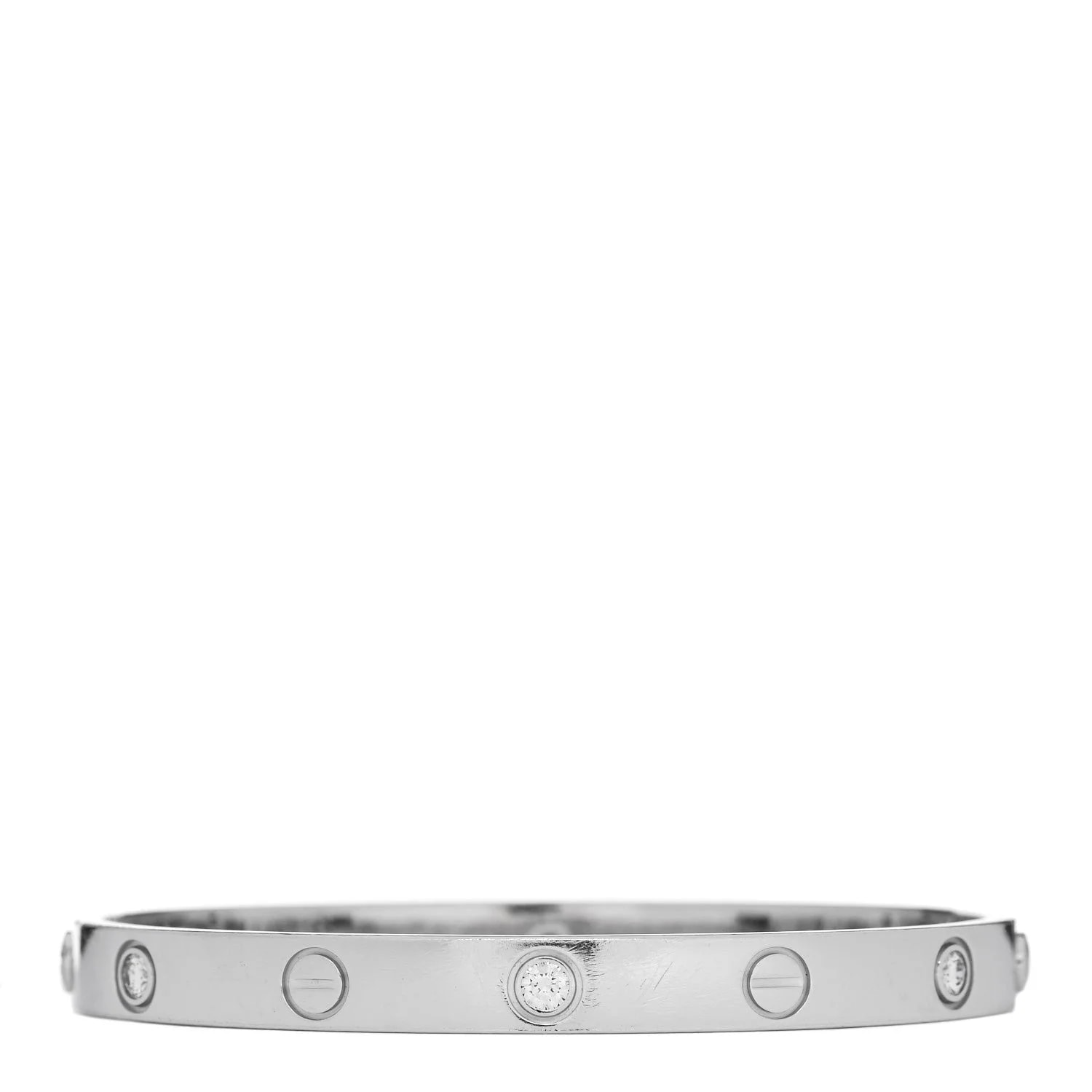 Cartier — 18K White Gold Love Bracelet 16 — Jewelry — resale
