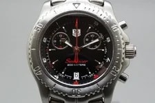 TAG Heuer — *Near * TAG Heuer CT1113 Searacer Link 41mm Black Dial Quartz — Watch — resale