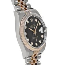 Rolex Datejust 116231G Black/diamond 743498 3
