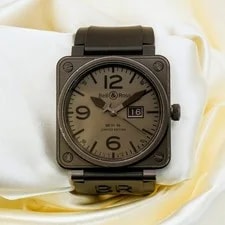 Bell & Ross BR 01-96 Commando Automatic Date 46mm Black PVD Steel LE Swiss 4
