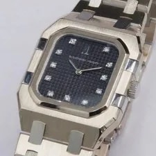 Audemars Piguet Square Royal Oak 6010BC Diamond Blue Dial 3