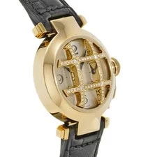 Cartier Pasha WJ11951G ( 2814) 32mm Yellow Gold Silver #WW6292 3