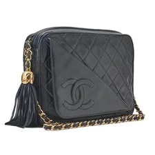 Chanel Matelasse Coco Outside Flap Fringe Chain High 3