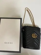 Gucci Mini GG Marmont Bucket , Chain Used in Japan 2