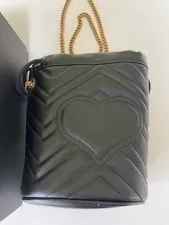 Gucci Mini GG Marmont Bucket , Chain Used in Japan 3