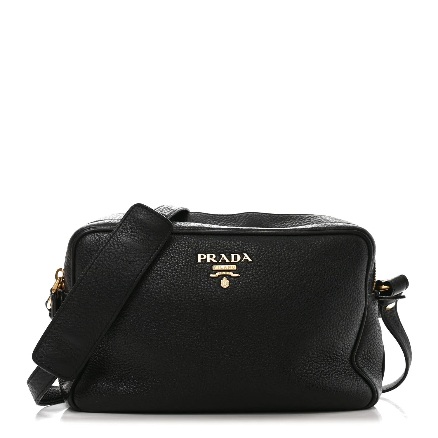 Prada — Vitello Daino Medium Double Zip — Handbag — resale