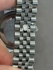 Rolex Datejust 36 White Smooth Bezel 116200 Super Jubilee Roulette Date 4