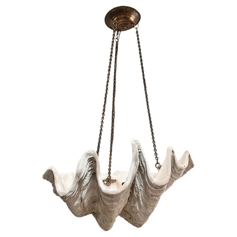 Vintage Shell Light Fixture — Furniture — resale