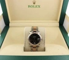 2017 Rolex Datejust 178341 Chocolate Diamond VI TT Rose Oyster No Papers 31mm 3