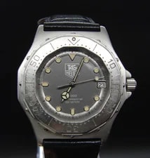 Tag Heuer 932.206 QZ Gray Dial With Leather Strap 4