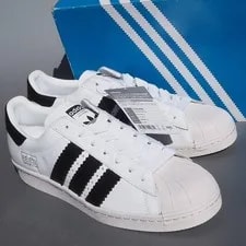 Adidas — 2018 Adidas Originals Superstar 80s Ftwwht Cblack Crywht CG6496 Us10.5 — Sneaker — resale