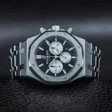 Audemars Piguet — Audemars Piguet Royal Oak Black Dial Full Set - 26331ST.OO.1220ST.02 — Watch — resale
