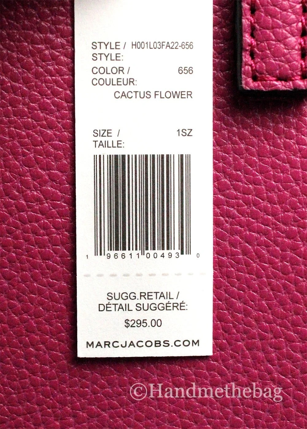 Marc Jacobs Mini Grind Cactus Flower Tote Bag 4