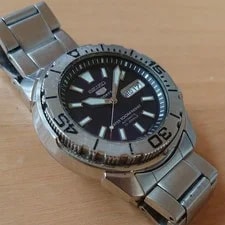 Seiko 5 Sports 7S36 02T0 Omega Seamaster Pro Style Custom 3