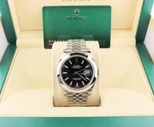 2020 Rolex Datejust 126300 Black Dial SS Jubilee With Papers 41mm 3