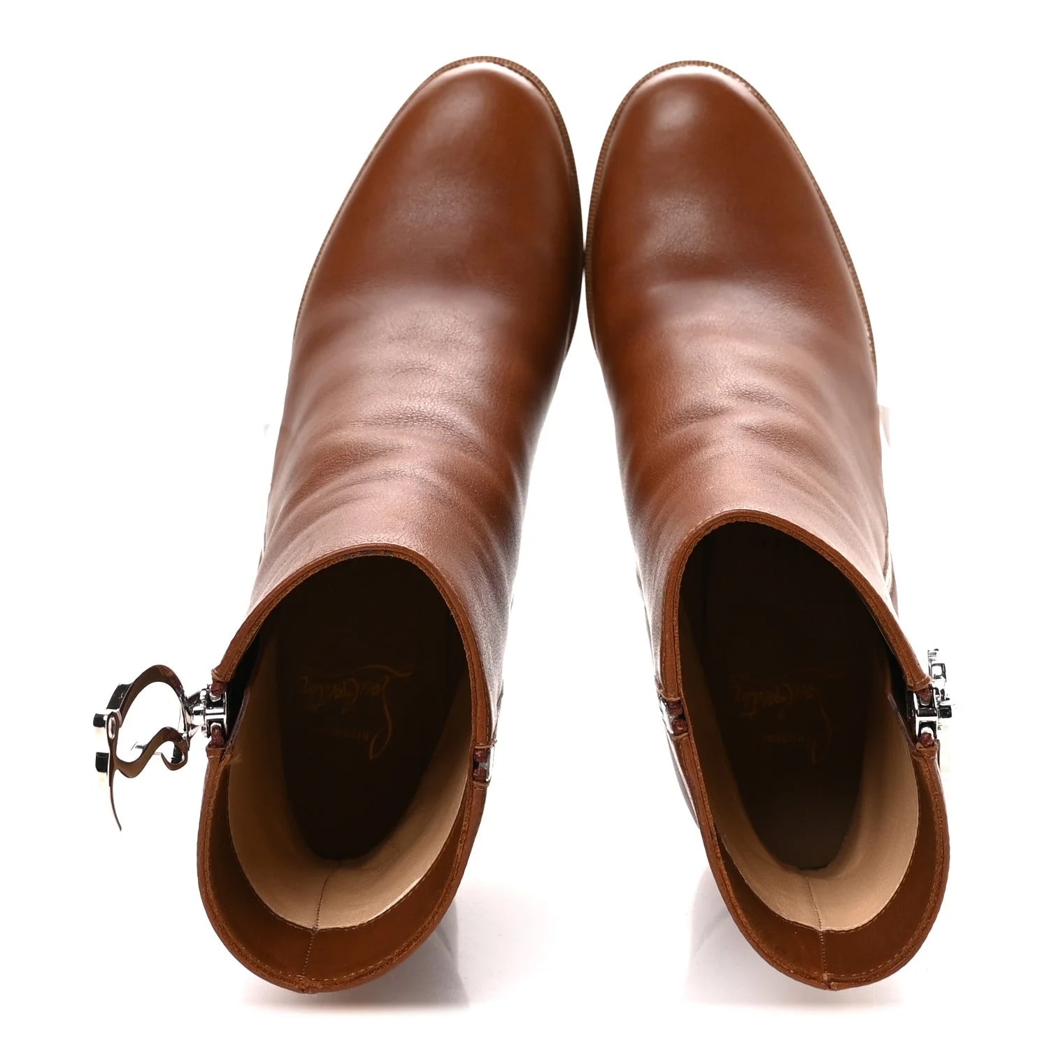 CL Zip Bootie 70 Ankle 36.5 Cuoio 2