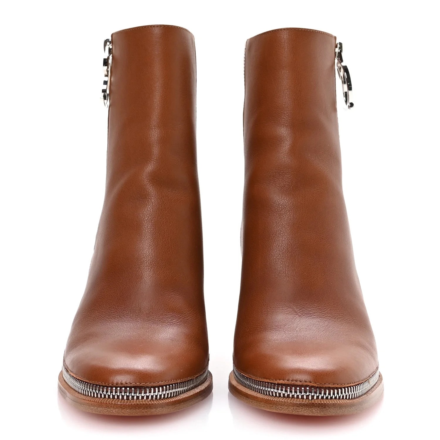 CL Zip Bootie 70 Ankle 36.5 Cuoio 3