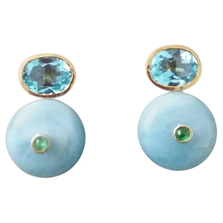 Tutti Frutti Jewellery — Oval Faceted Wheel Shape Stud — Jewelry — resale