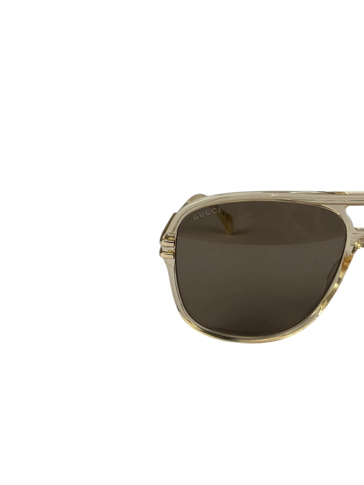 Gucci GG1105S Oversized Aviator -Tone Sunglasses 3