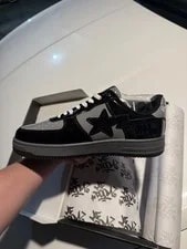 A Bathing Ape Bapesta Doom / Low Top Lace Up New With Box 3