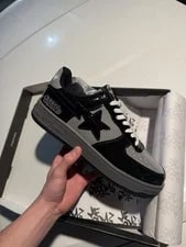 A Bathing Ape Bapesta Doom / Low Top Lace Up New With Box 4