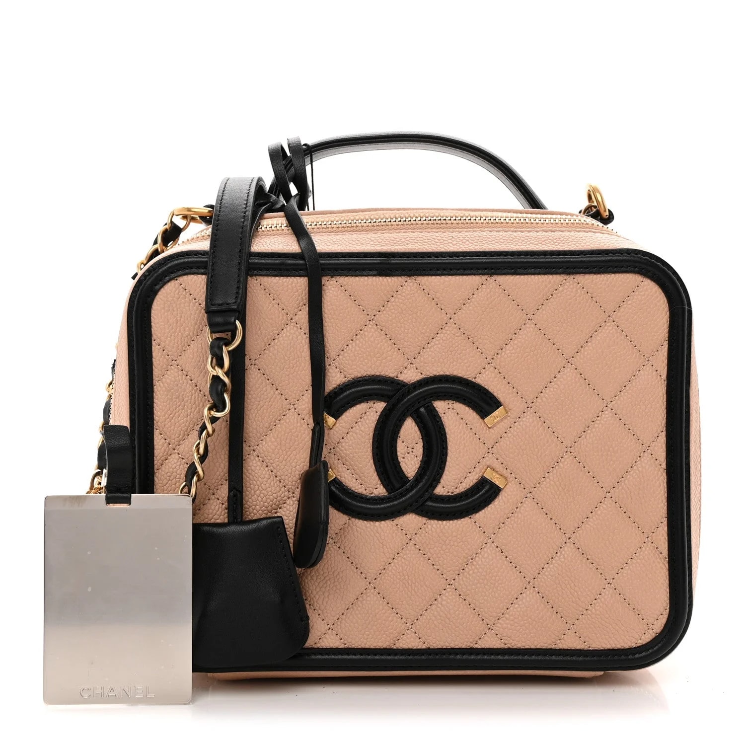 Large CC Filigree Vanity Case 3