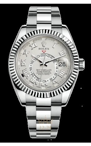 Worldofluxuryus — Rolex Sky-Dweller Oyster Perpetual 18K White Gold — Watch — resale