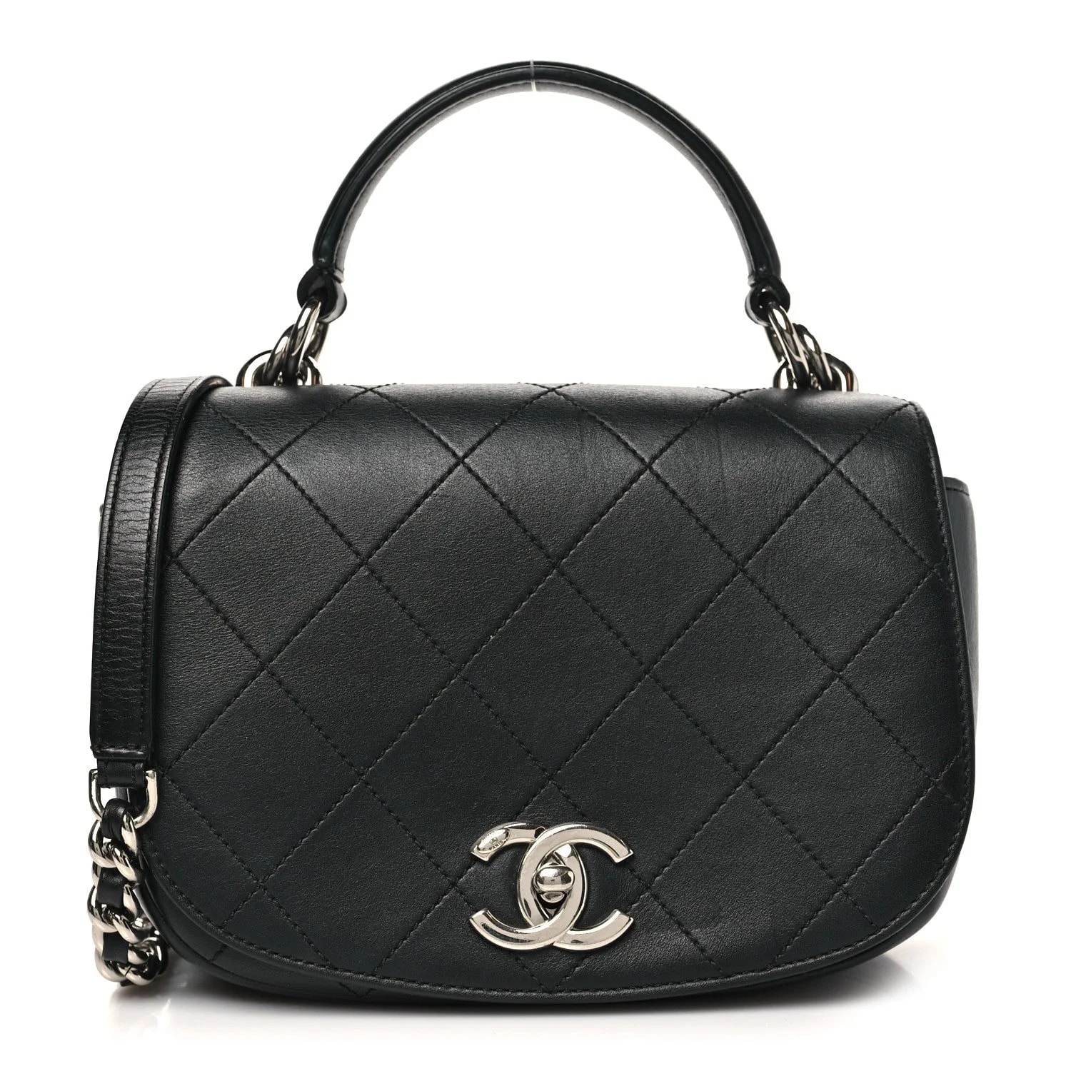 Chanel — Stitched Small Ring My Flap Crossbody — Handbag — resale