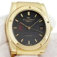 IWC Ingenieur Kanjar Khanjar 18K Yellow Gold 35mm Black Dial Automatic #HDW071 4