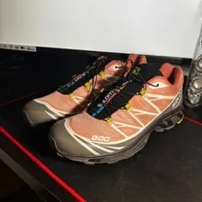 Salomon — Size 10.5 - Salomon XT 6 Blooming Dahlia Monument - With Half Box - Decent — Sneaker — resale