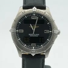 Breitling — Breitling Aerospace Titan Quartz E56062 Top State BR726 Blue + Pap — Watch — resale