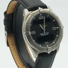 Breitling Aerospace Titan Quartz E56062 Top State BR726 Blue + Pap 2
