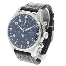 IWC Pilot's Watches IW377709 43mm SS Black #C4375 2