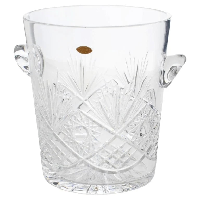 Baccarat, Valéry Klein — Valery Klein for Baccarat Bertrichamps Cut Crystal Champagne Ice Bucket Cooler — Furniture — resale