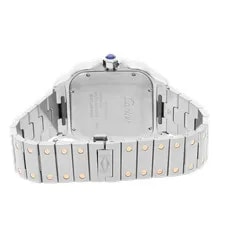 Cartier Santos de Chrono Yellow Gold Steel Auto 44 W2SA0008 4