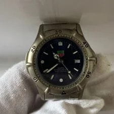 Tag Heuer — TAG Heuer Quartz Navy Dial Stainless Steel Band From Japan — Watch — resale